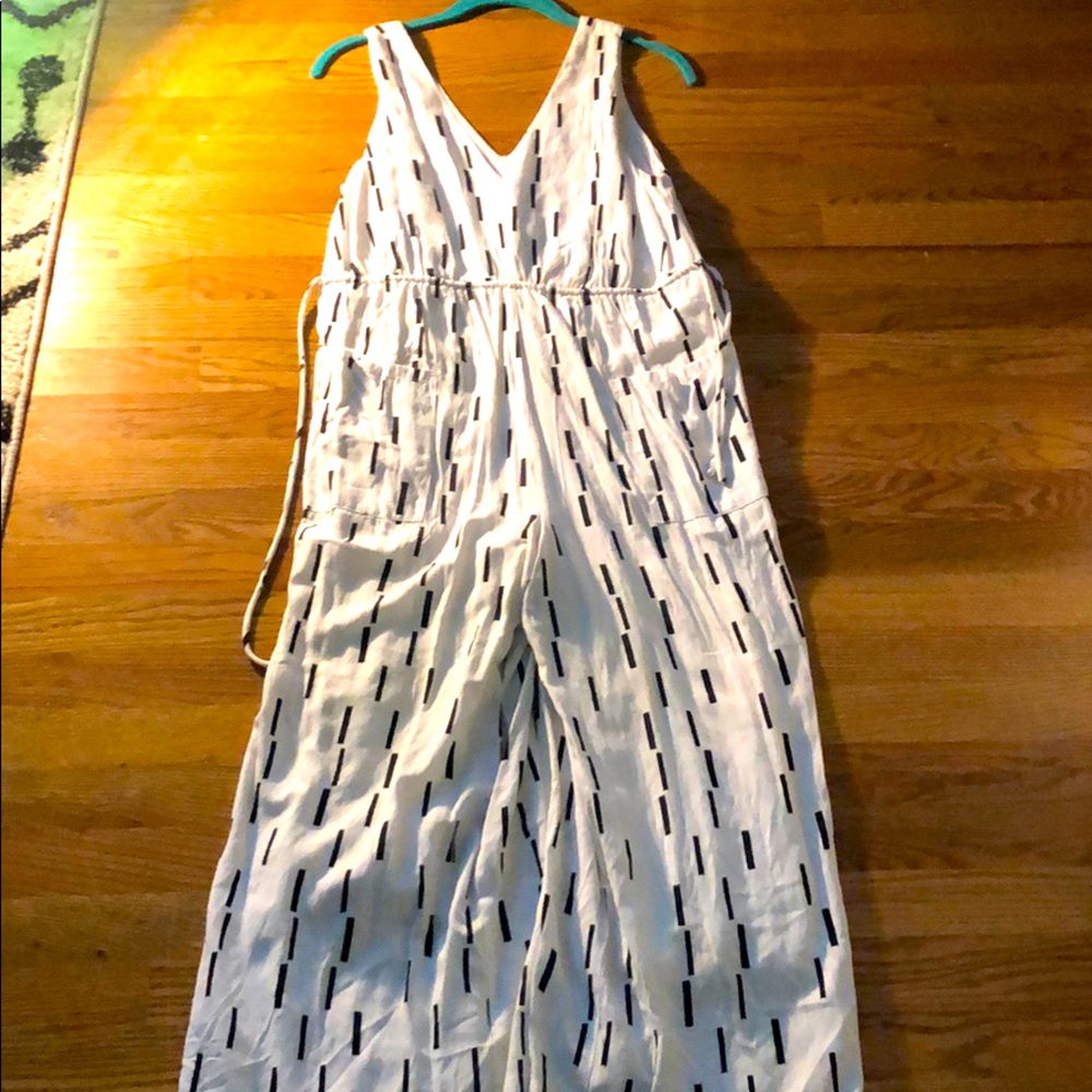 Black and white jumpsuit